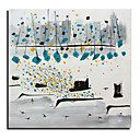 Hand Made Chinese Style Oil Chinese Painting - Free Shipping (0695 -LT_AB-019)