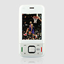 n85i tri band dual slide card Bluetooth FM del telefono delle cellule bianche (2GB TF card) (sz05150594)