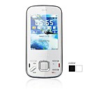 HRDA N86 Dual Card Tri Band Flashlight Bluetooth Flat Touch Screen Cell Phone (2GB TF Card)