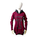 Flocking And Printed Fleece Inside Hooded Women's hoodies (8504BA006-0736)