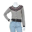 Long Sleeves Round Neckline Women's Cardigans (1001BA006-0761)