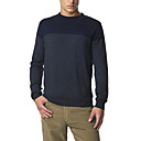 Double Colors Round Neckline Men's Cashmere Sweaters(3003BA016-0681)