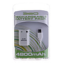  USB Rechargeable Battery (4800mAh) Pack for Xbox 360 Controller