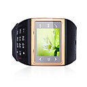 s16 único cartão bluetooth bússola quad band touch screen celular relógio preto e dourado (cartão de 2GB TF) (sz04581217)