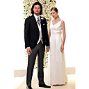 1 Button  Center-vented Notch Lapel Standard Wool  Groom Wear/ Tuxedo/ Men's Suit Jacket & Pants