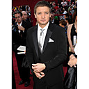 2010 Oscar Jeremy Renner Einreiher Taste 2 Mitte-entlüftet Bräutigam Verschleiß / Smoking / Herrenanzug Jacke und Hose