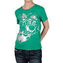 Super Mario impresa manga corta cuello redondo de la mujer t-shirts (8502bc001-0854)