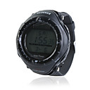 Solar Powered Waterproof Digital Stopwatch Sport Wristwatch with EL Back Light