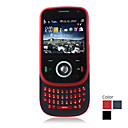 H608 Quad Band Dual Card Dual Standby TV JAVA Dual Camera Shuttle Rotation QWERTY Keypad Slide Cell Phone Black (2GB TF Card)