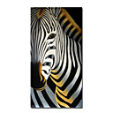 Stretched Abstract Handmade Animal Painting Zebra (0250 -CH-01)
