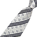 100% Silk Arrow Dyed Saika Gray Tie Groom Wear Accessories