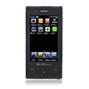f806 quad-band Wi-Fi a doppia scheda tv java dual standby doppia fotocamera piatto touch screen del telefono cellulare bar nero (2GB TF card) (sz05440