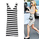 rayas escote v profunda vestido sin mangas / vestidos de mujer (ff-1801bd013-0497)