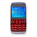 H72 doppia scheda quad band metal cover cellulare bluetooth rosso e grigio (2GB TF card e custodia in pelle con batteria) (sz04581387)