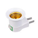 US Plug AC Power to E27 LED Bulbs Socket Adapter (110-240V)