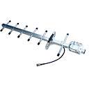 824-960MHz 10dBi Directional High Gain 7-Unit Antenna for 3G Wireless Network (SMA Female