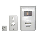Wireless Light Motion Detection Door Chime with Voice Sound and 16 Music Sounds Selectable