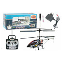 3CH RC Helicopter With Gyro LED Light Radio Remote Control Helicopters Indoor Toy(Black)(YX02680K)