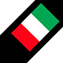 italia bandera nacional pegatina de coches - 12 cm (szc5079)