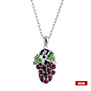 8GB Grape Shaped USB Flash Drive Necklace (Purple)