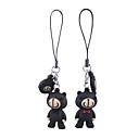 Cute Bear Cell Phone Charm for Couple's