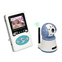 Home Digital Wireless 2.4 Inch TFT LCD Two-way Speak Receiver and Day/Night CMOS Baby Monitor Camera Kit
