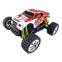 1/16 Scale R/C Gas Powered 4WD Monster Truck Red&White (TPCT-1651RW)