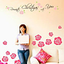 Adhesive Flower Wall Sticker (0940-WS44)