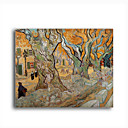 Stretched Canvas Handmade The Road Menders,c.1889  Painting by Vincent Van Gogh  0192-YCF103209
