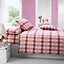 4 Pc 100 Percent Cotton Satin Duvet Cover Set(0580 -0S200001M)