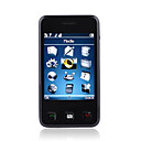 V8 Dual Card Quad Band Java TV Function FM Touch Screen Cell Phone Black (2GB TF Card)