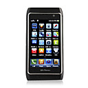 2012 WiFi-Karte TV Dual Quad-Band java ebuddy Flat Touch Screen Handy schwarz (2GB TF Karte) (sz05590125)