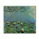 Handmade Water Lilies 43 Painting  by Claude Monet Stretched Ready to Hang (0192-YCF103504)