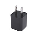 Ultra-Mini 1000mA USB Power Adapter/Charger - Black Color (100~240V AC)