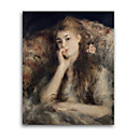 Handmade Thoughtful La Pensee Painting by Pierre-Auguste Renoir(0192-YCF103078)