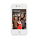 j8 tv wifi de banda cuádruple doble tarjeta java pantalla táctil teléfono celular blanco (tarjeta de 2GB TF) (sz05590136)