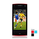 w301 wifi 3,2 pulgadas de cuádruple banda GSM de modo dual espera dual de doble cámara de televisión wcdmad java pantalla táctil teléfono celular (sz0