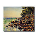 handmade Cap Martin 1 Gemälde von Claude Monet (0192-ycf103440)