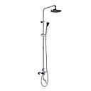 LAHR - Ensemble robinet-douche mitigeur à fixation murale