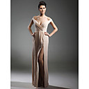 Chiffon Sheath/ Column V-neck Floor-length Evening Dress inspired by Kate Hudson