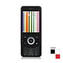 quadband dual sim slide mobiele telefoon + wifi, fm, bluetooth, tv, dubbele camera