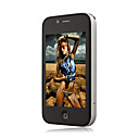 i68 + pro quad 4 g WiFi de banda dual tarjeta de 3.2 pulgadas de pantalla táctil teléfono celular negro (tarjeta de 2GB TF) (sz05151296)