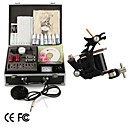 Tattoo Kit Pro 1 Guns Power Tip Needles Skin Ink Supply