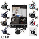 kit de tatouage pro 8 power tip canons aiguilles d'alimentation en encre la peau (ly308)