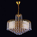 13-light Gold Color Bright Chrome K9 Crystal Chandelier (1069-J9865-D13)