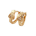 Beautiful 18K Gold Plated CZ Cubic Zirconia Earrings (0801-01105-06)