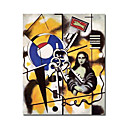 Stretched Handmade   La Joconde aux Clefs,c.1930  painting by Fernand Leger (0192-YCF104036)