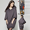 LINDSAY LOHAN Style / Casual Hoodies Loose Top / Women's Tops (FF-E-BL0857009)