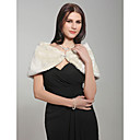 Sleeveless Faux Fur Bridal Wedding Jacket/Shawls