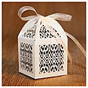 Paper Orchid Filigree Favor Box - Set of 12 (More Colors)